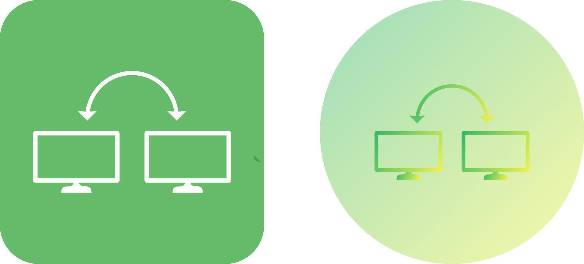 Unique Connected Systems Icon Design vector