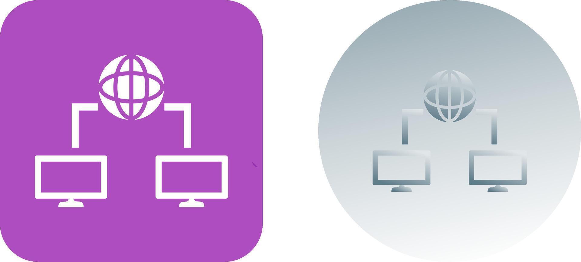 Unique Internet Connectivity Icon Design vector