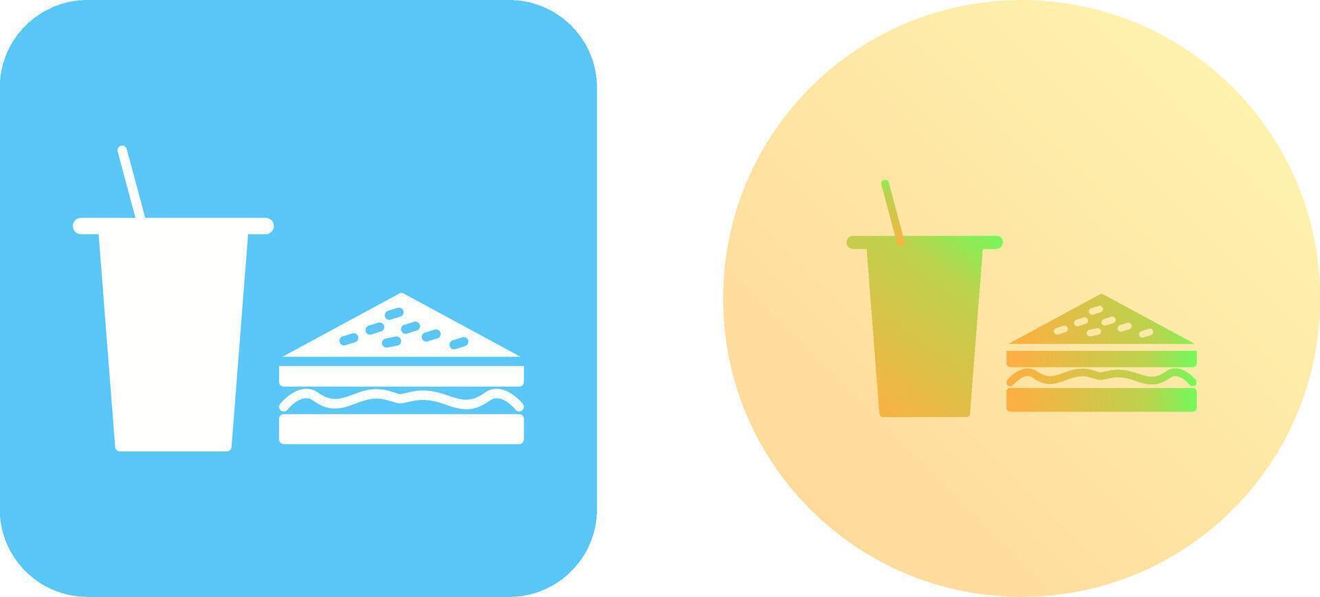 Unique Lunch Icon Design vector