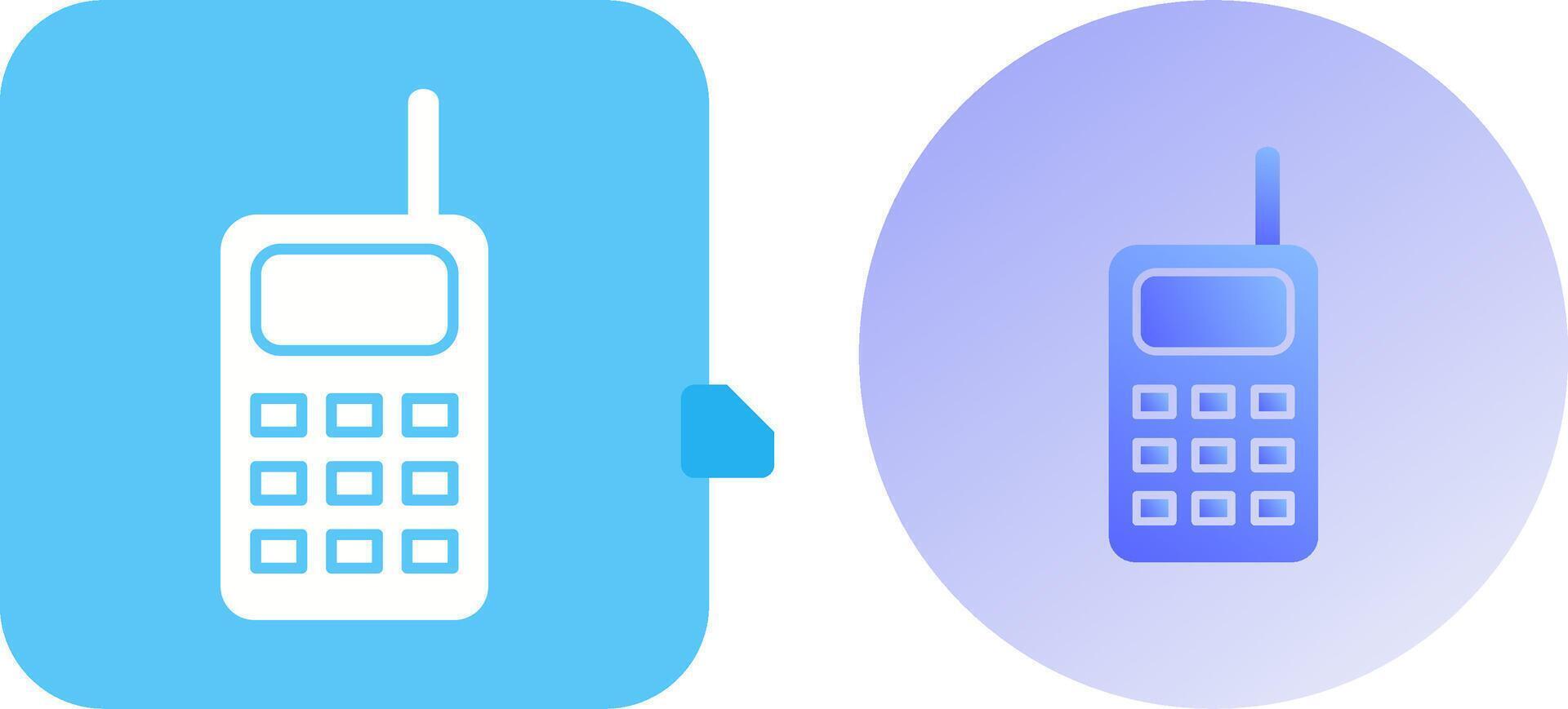 Unique Walkie Talkie Icon Design vector