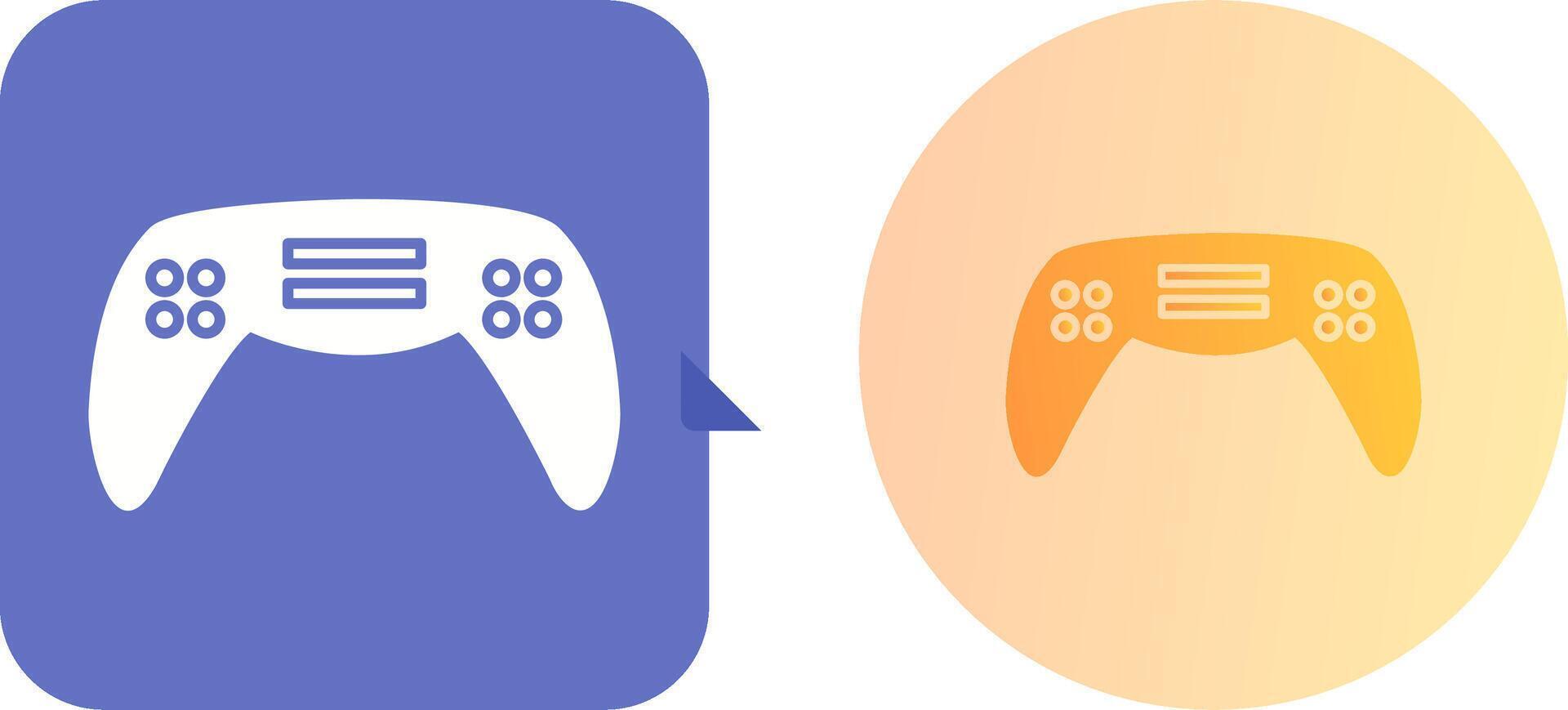 Unique Gaming Console Icon Design vector