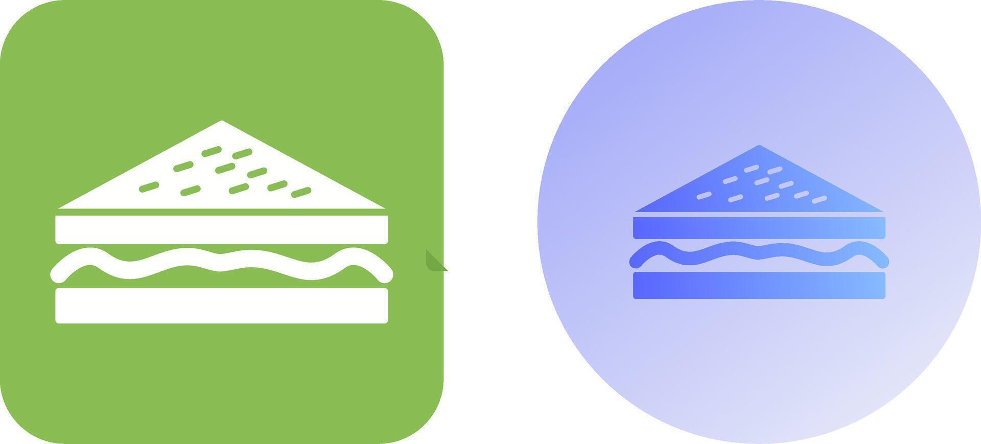 Unique Sandwich Icon Design vector