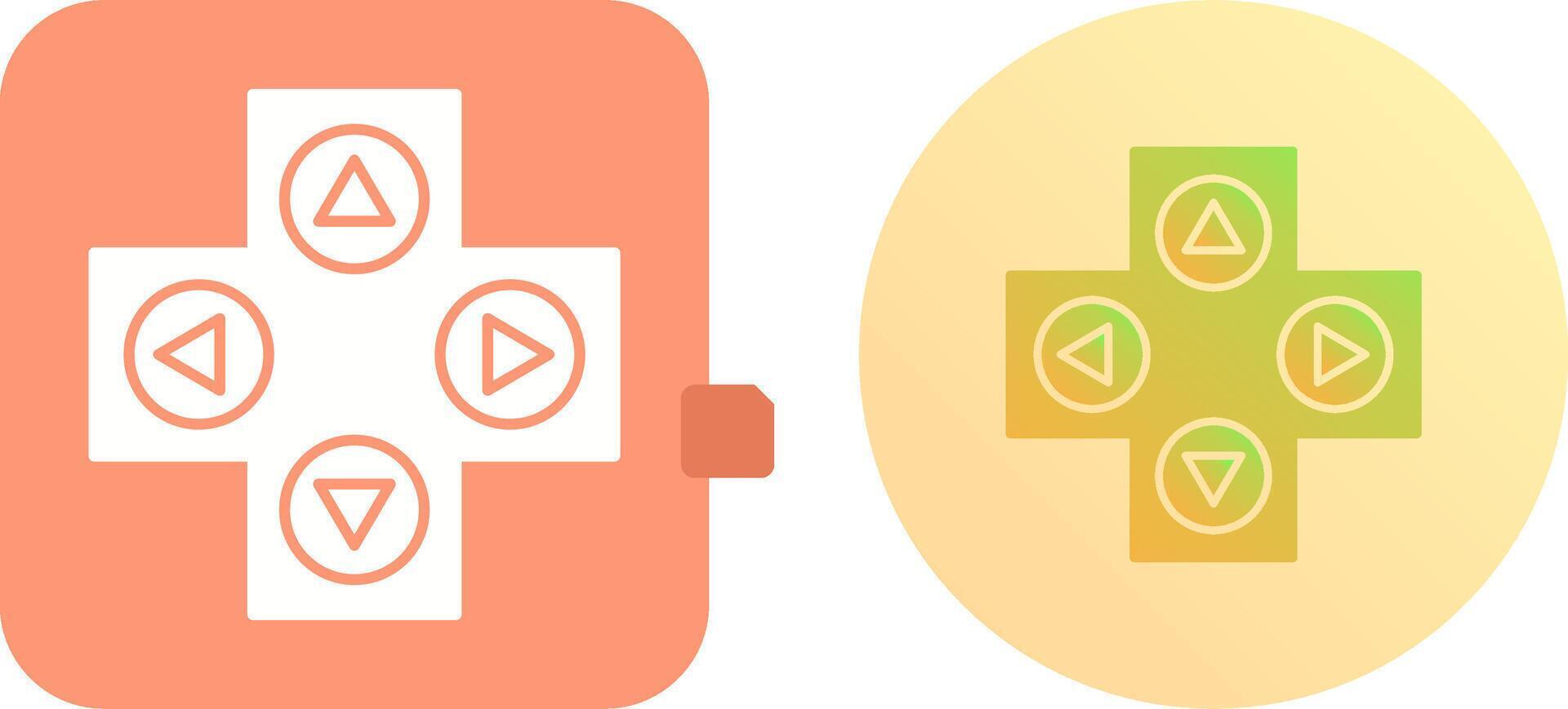 Unique Gaming Control Icon Design vector