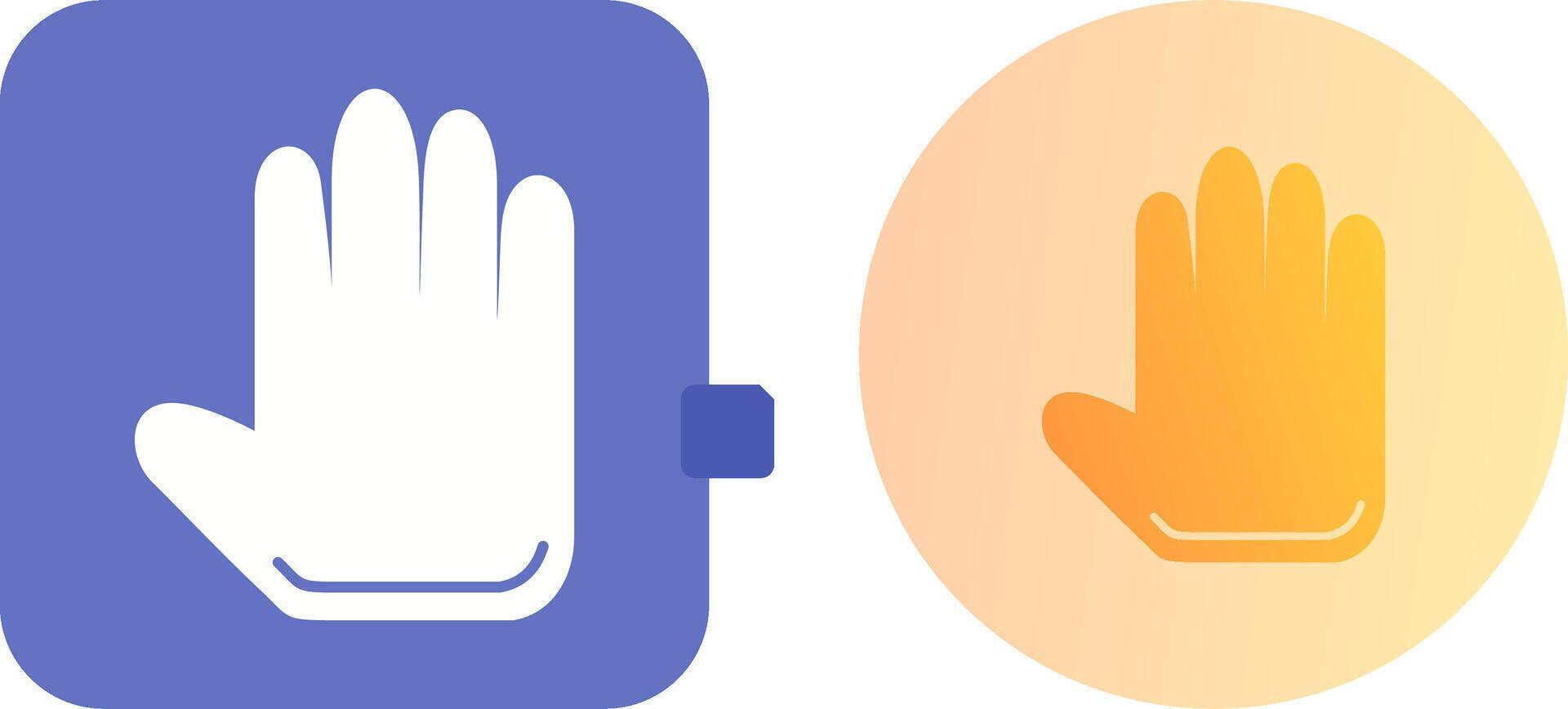 Unique Hand Tool Icon Design vector