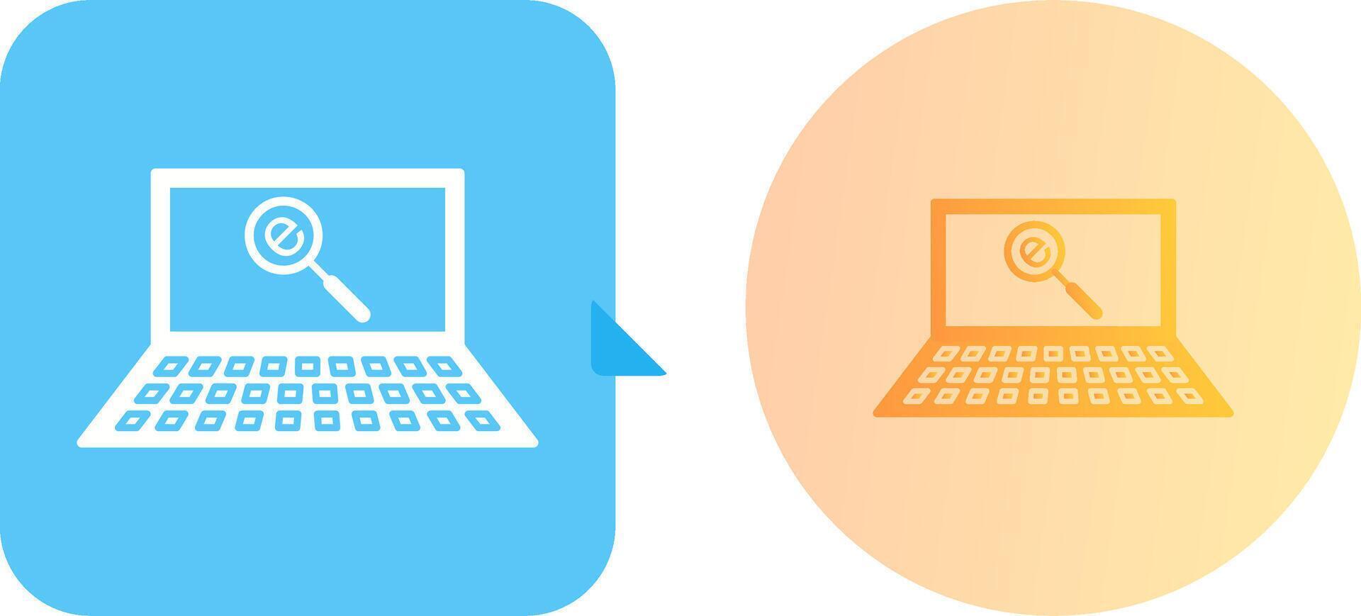 Unique Find on Internet Icon Design vector