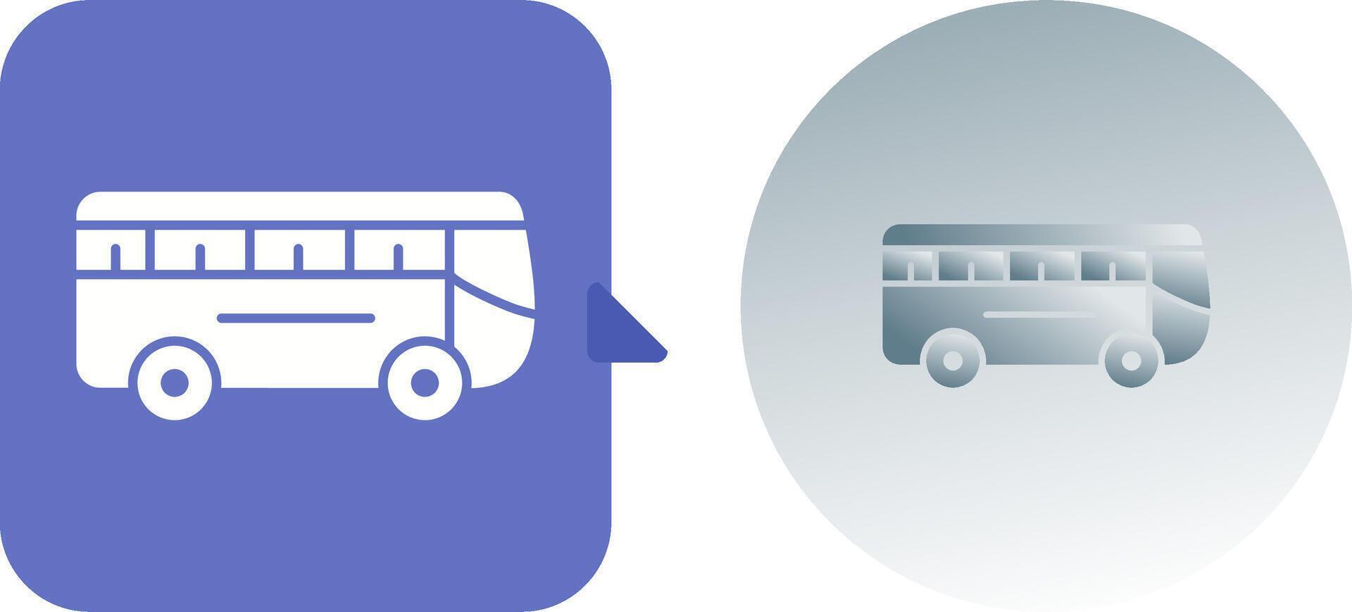 Bus Icon Design vector