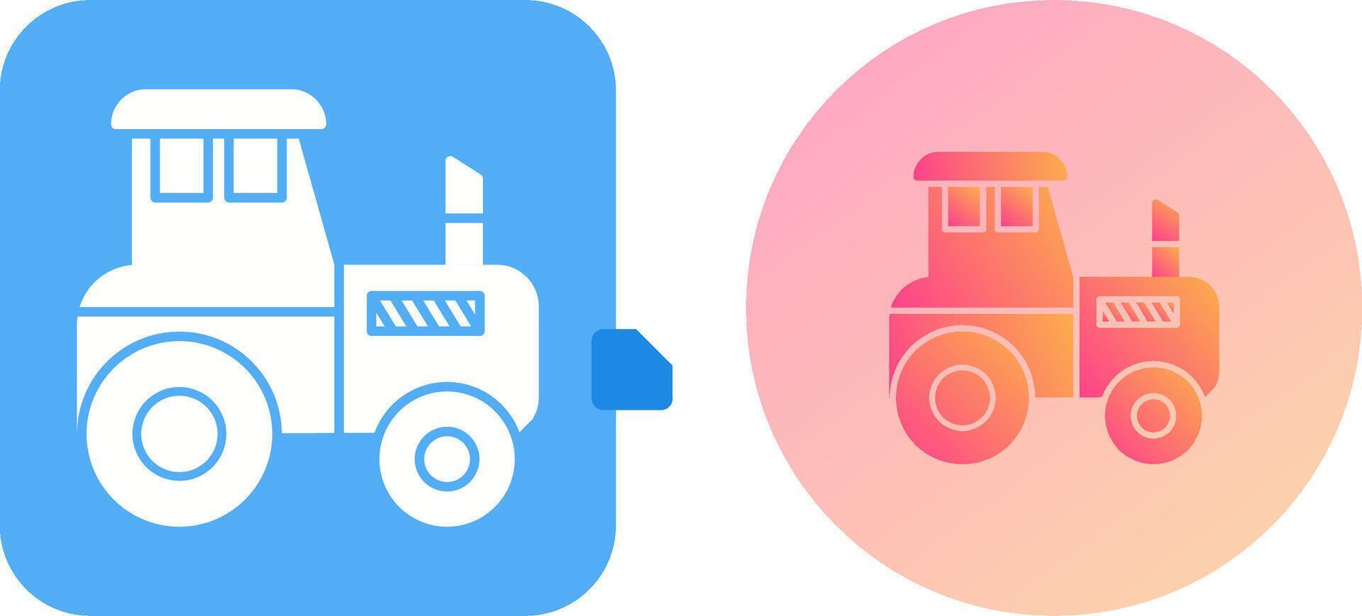 Tractor Icon Design vector