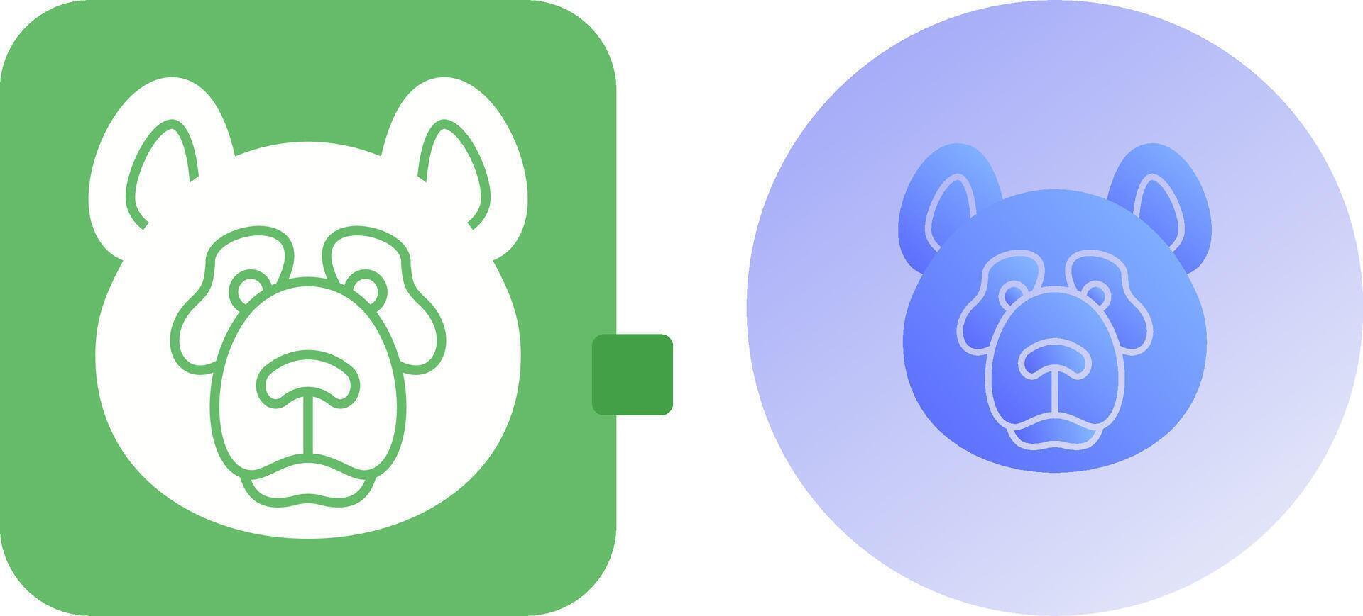 Panda Icon Design vector
