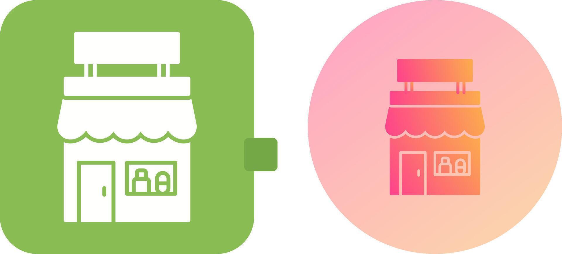 Dispensary Icon Design vector