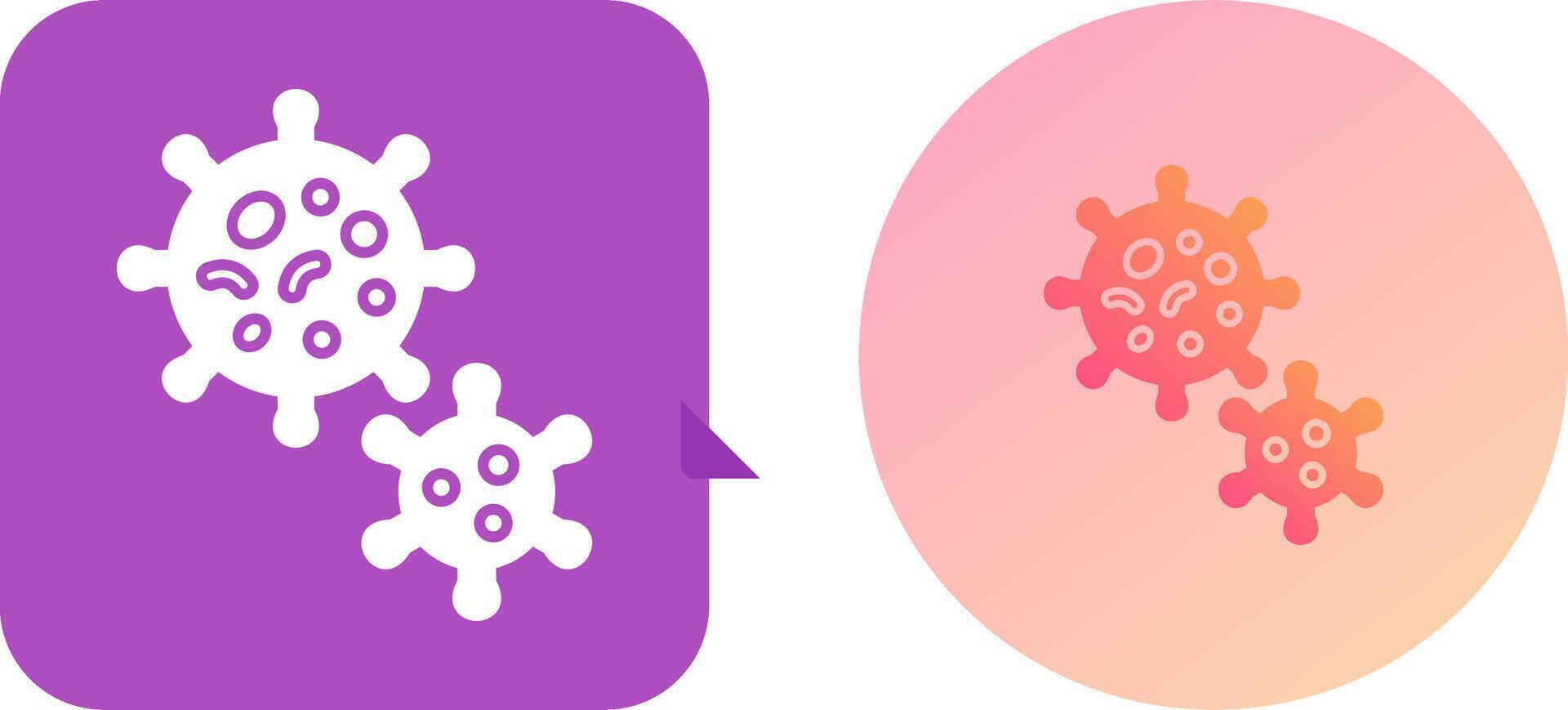 Virus Icon Design vector