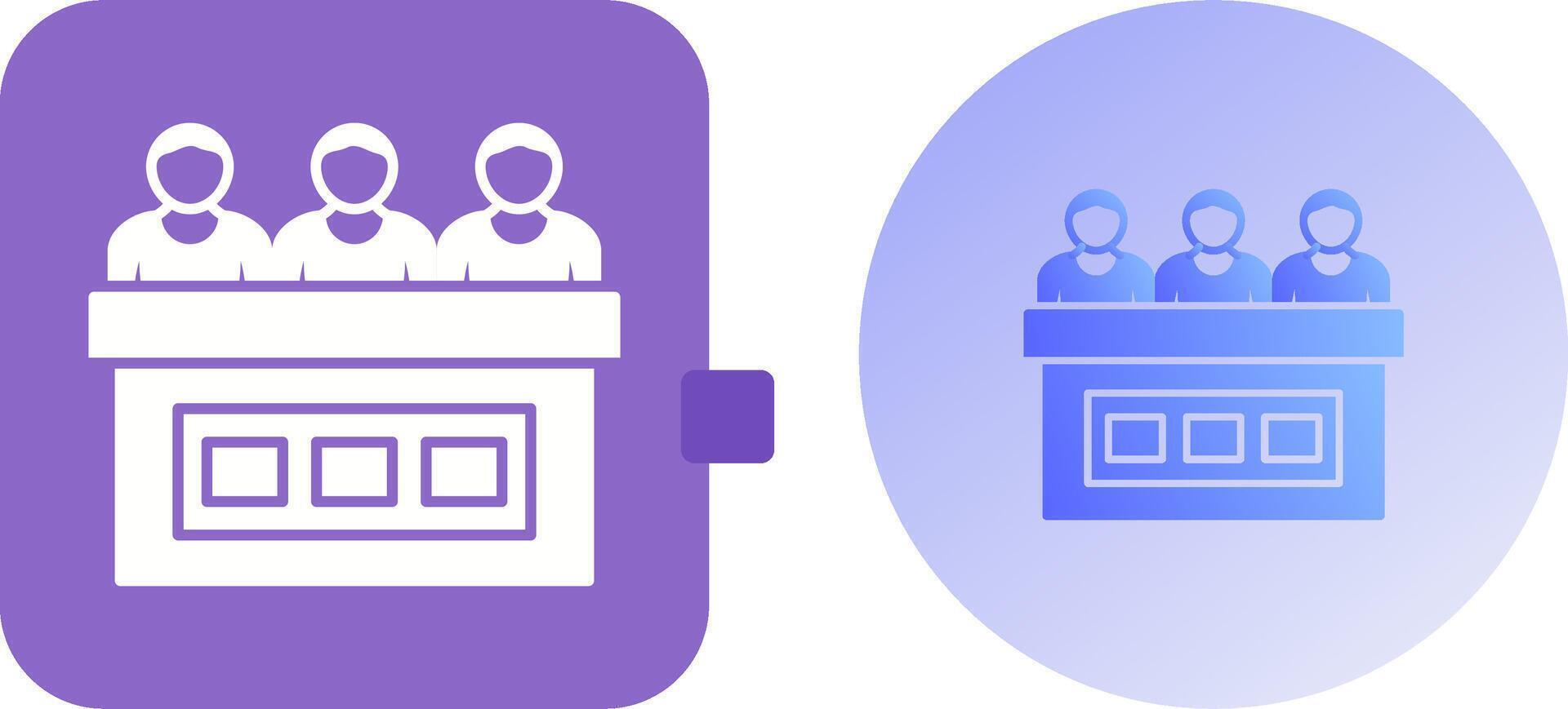 Jury Icon Design vector