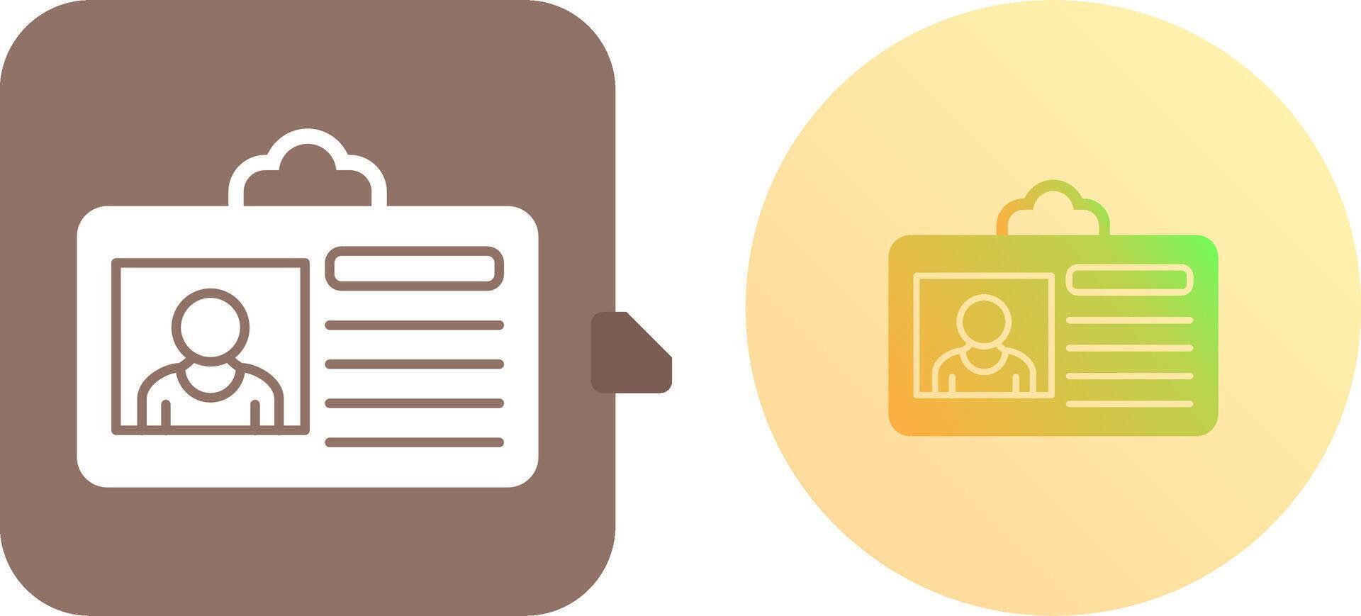 Criminal Card Icon Design vector