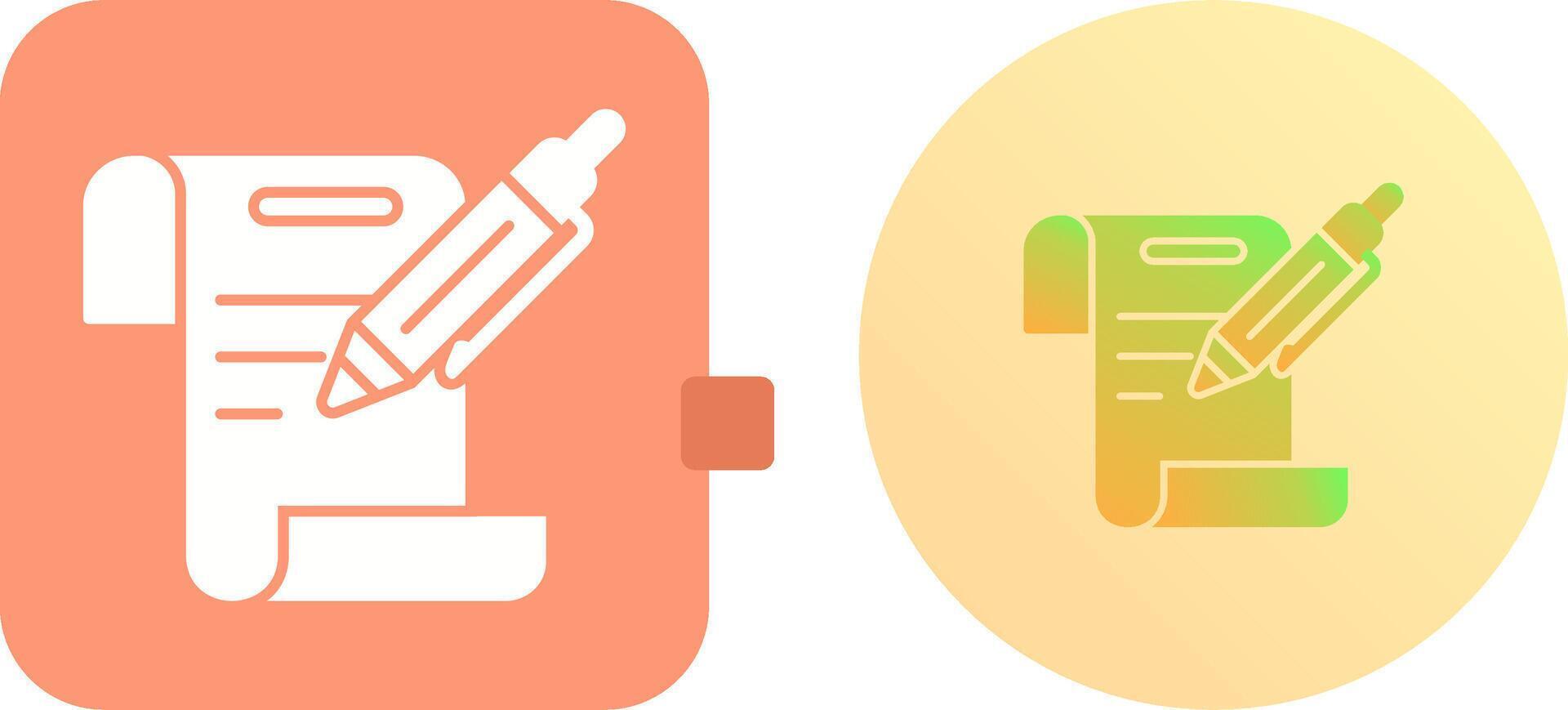 Contract Icon Design vector