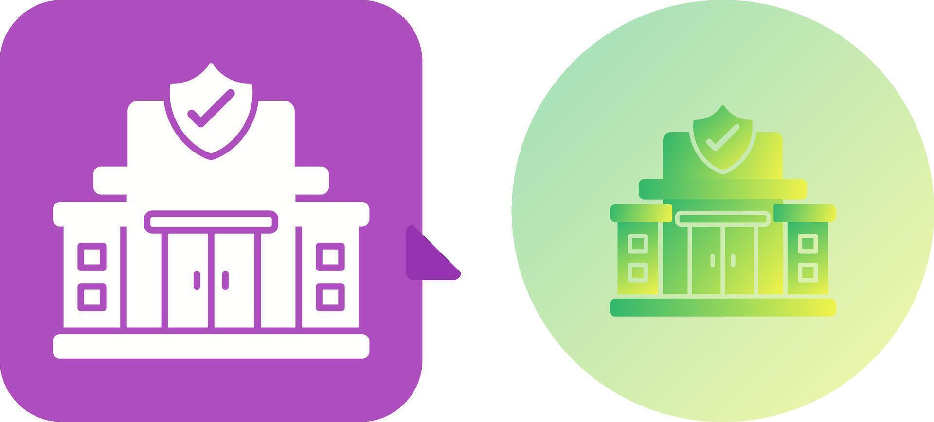 Protection Office Icon Design vector