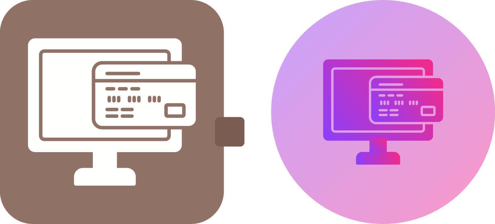 Online Payment Icon Design vector