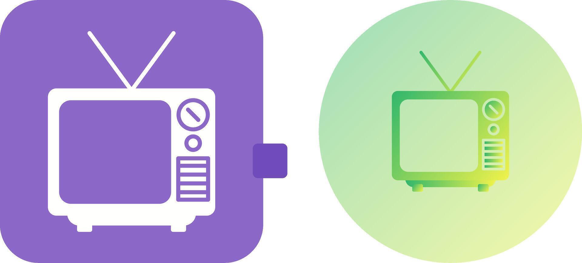 Television Broadcast Icon Design vector