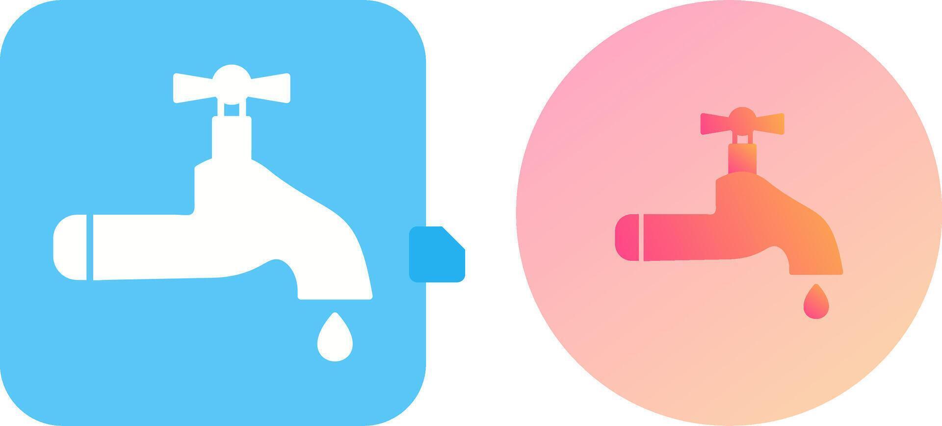 Water Tap Icon Design vector