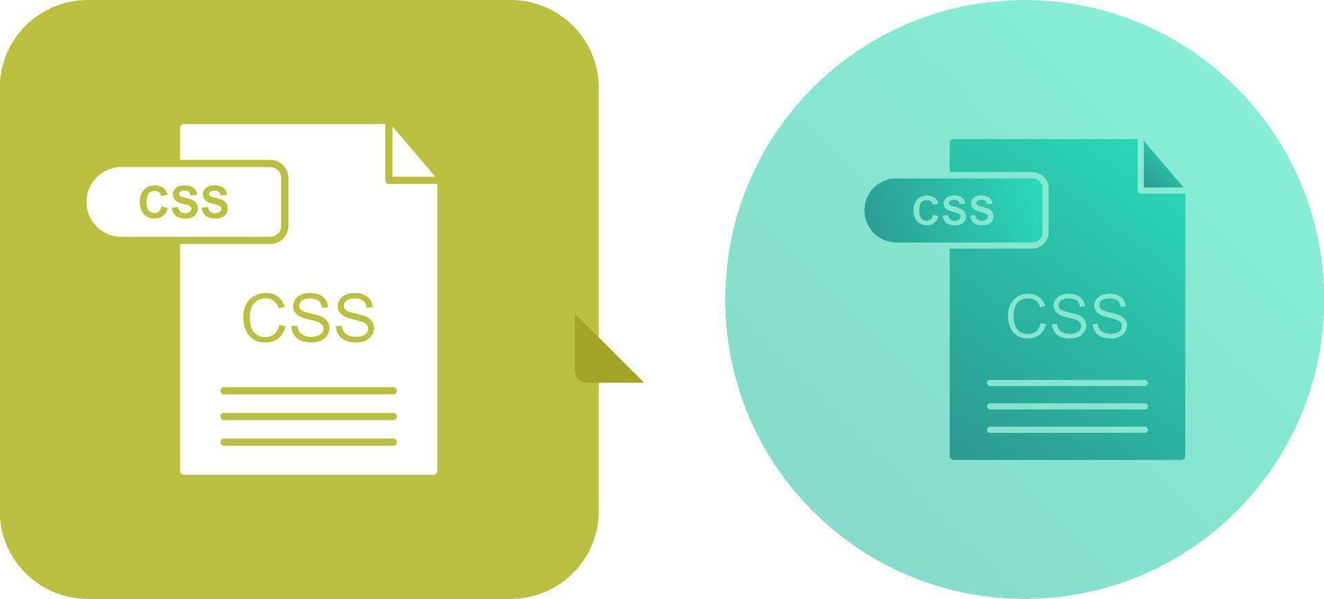 CSS Icon Design vector