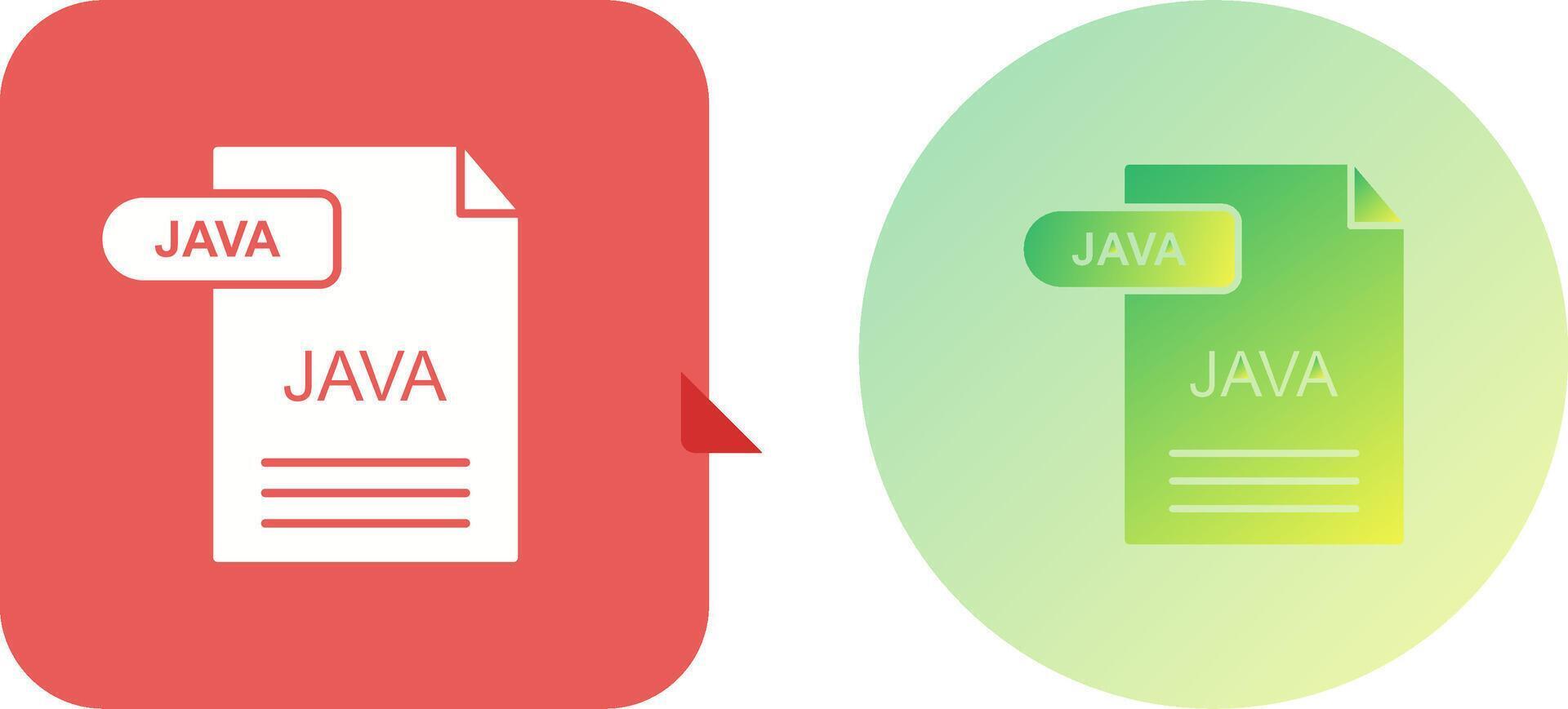 Java Icon Design vector