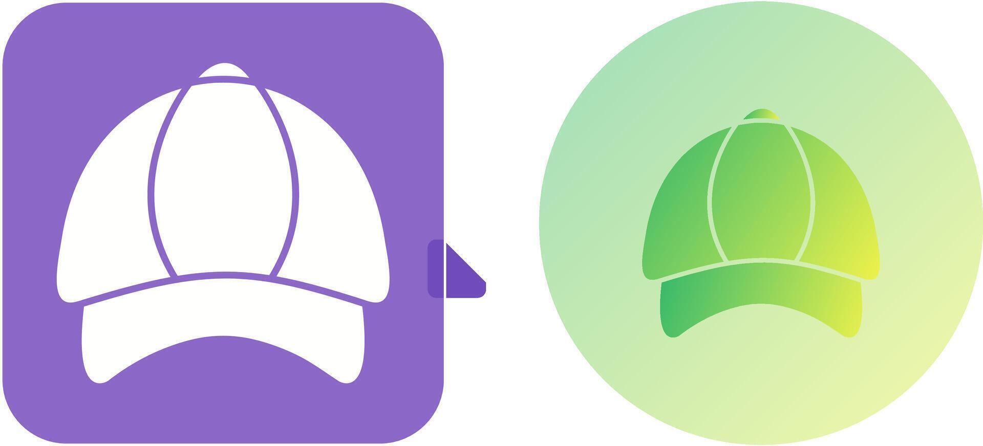 P Cap Icon Design vector