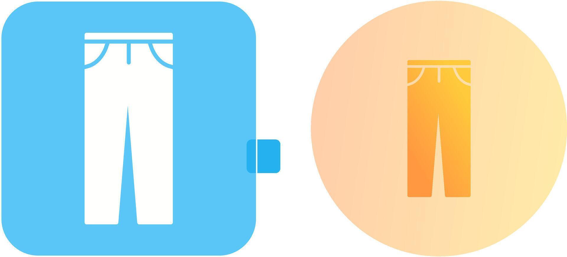 Pants Icon Design vector