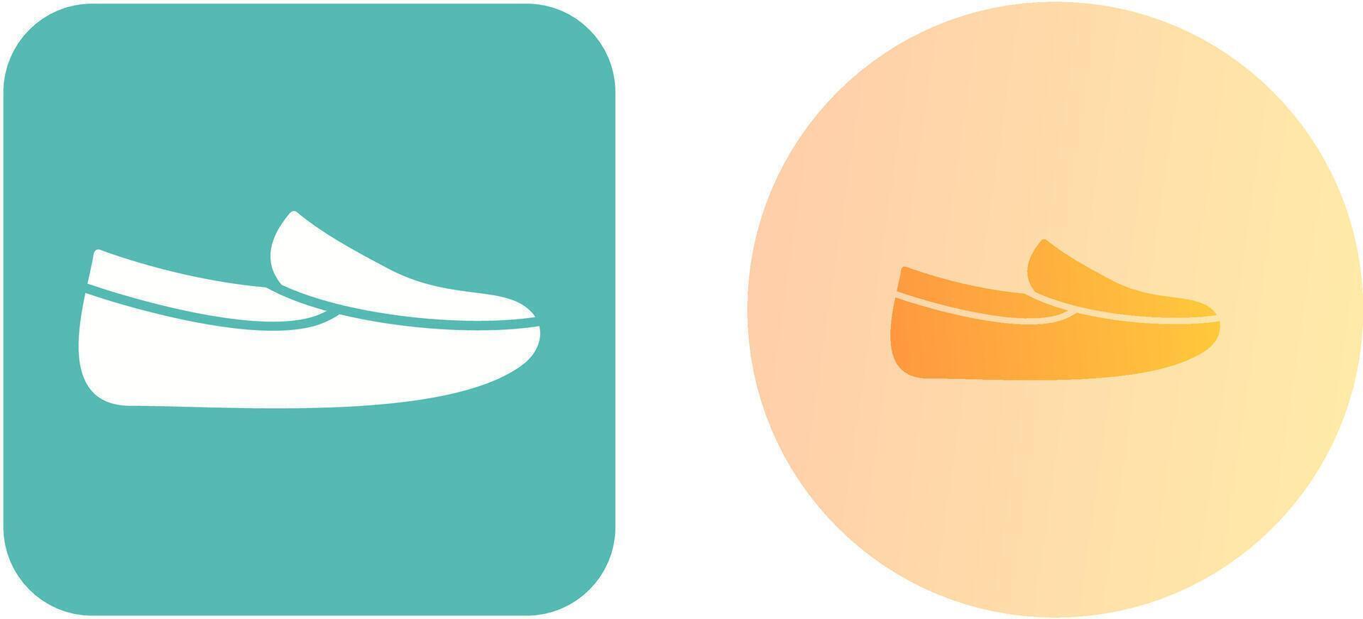 Men's Loafers Icon Design vector