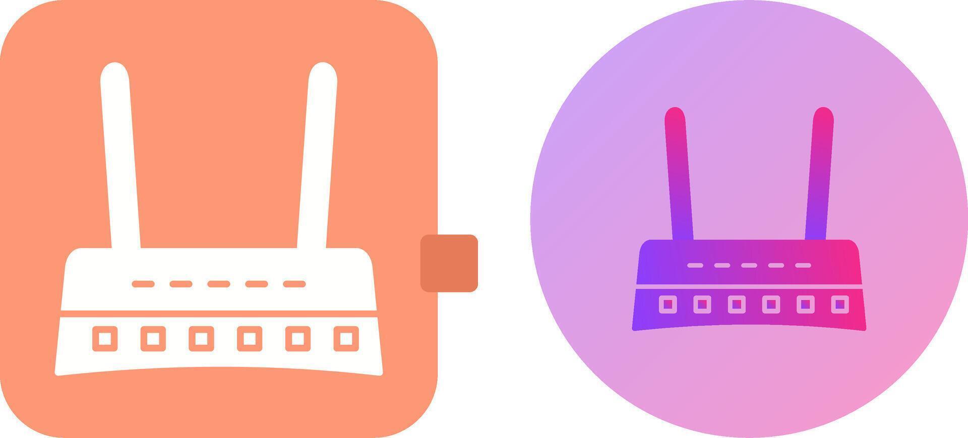 Router Icon Design vector