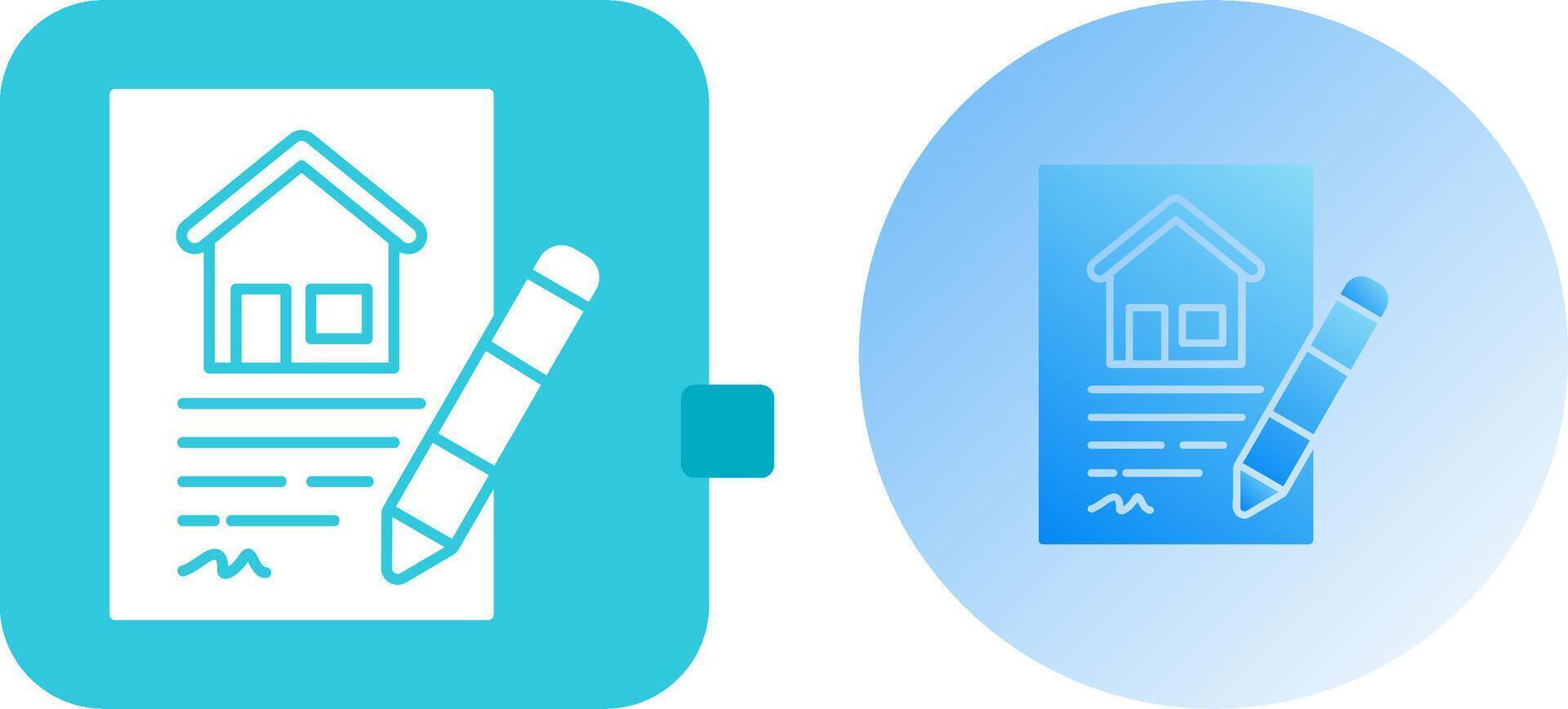 Contract Icon Design vector