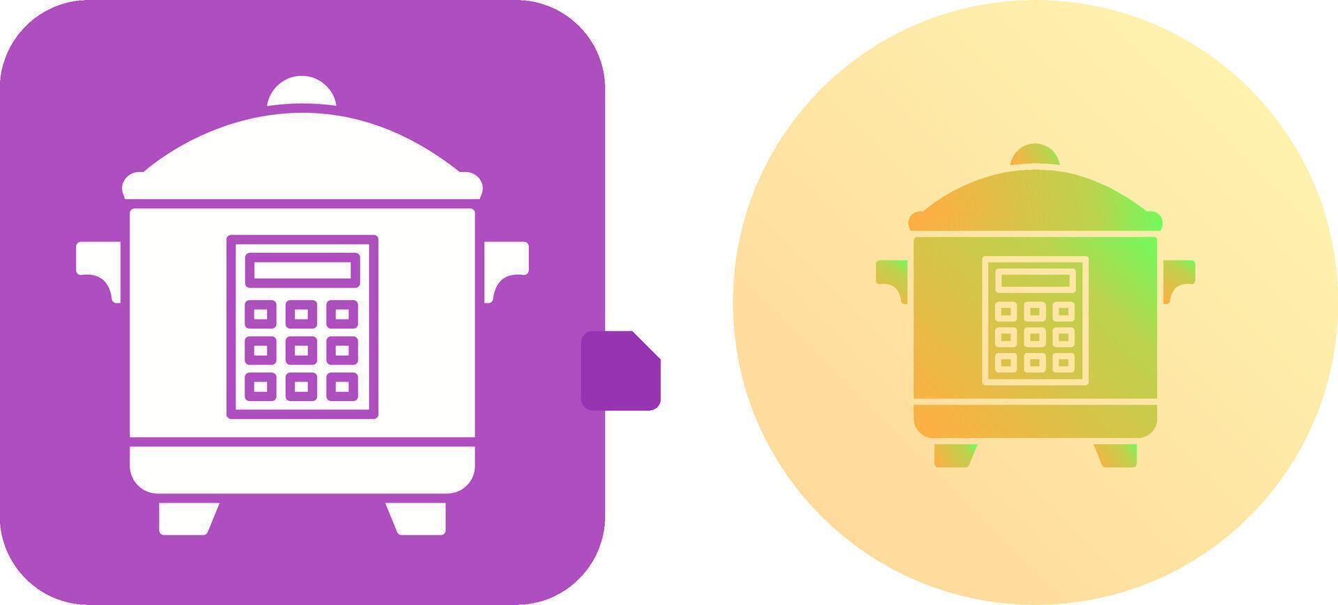 Cooker Icon Design vector