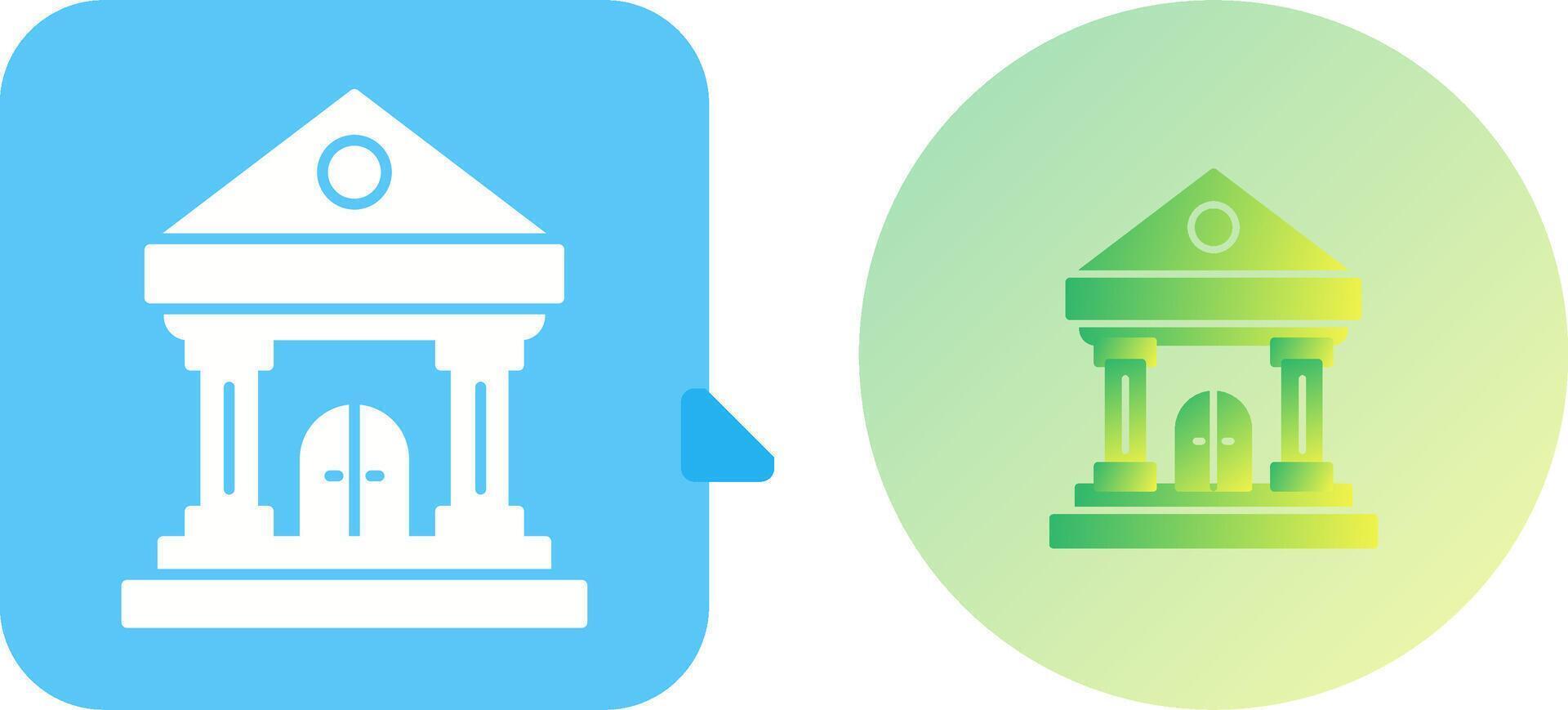 Museum Icon Design vector