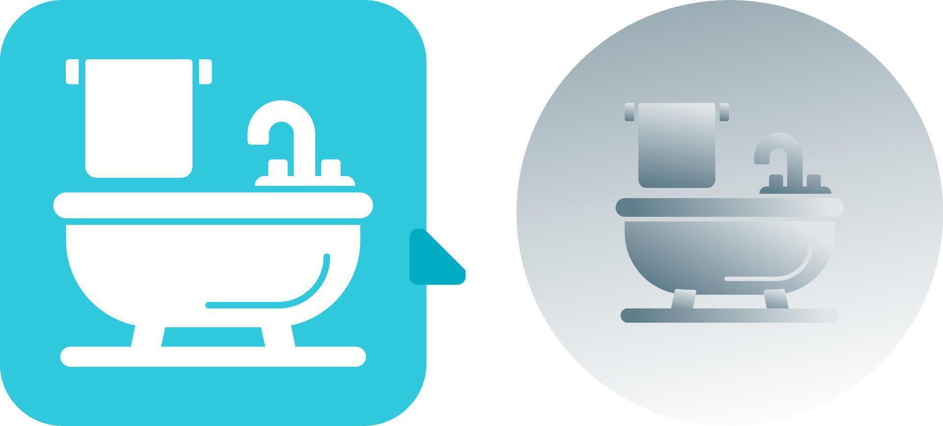 Bathtub Icon Design vector