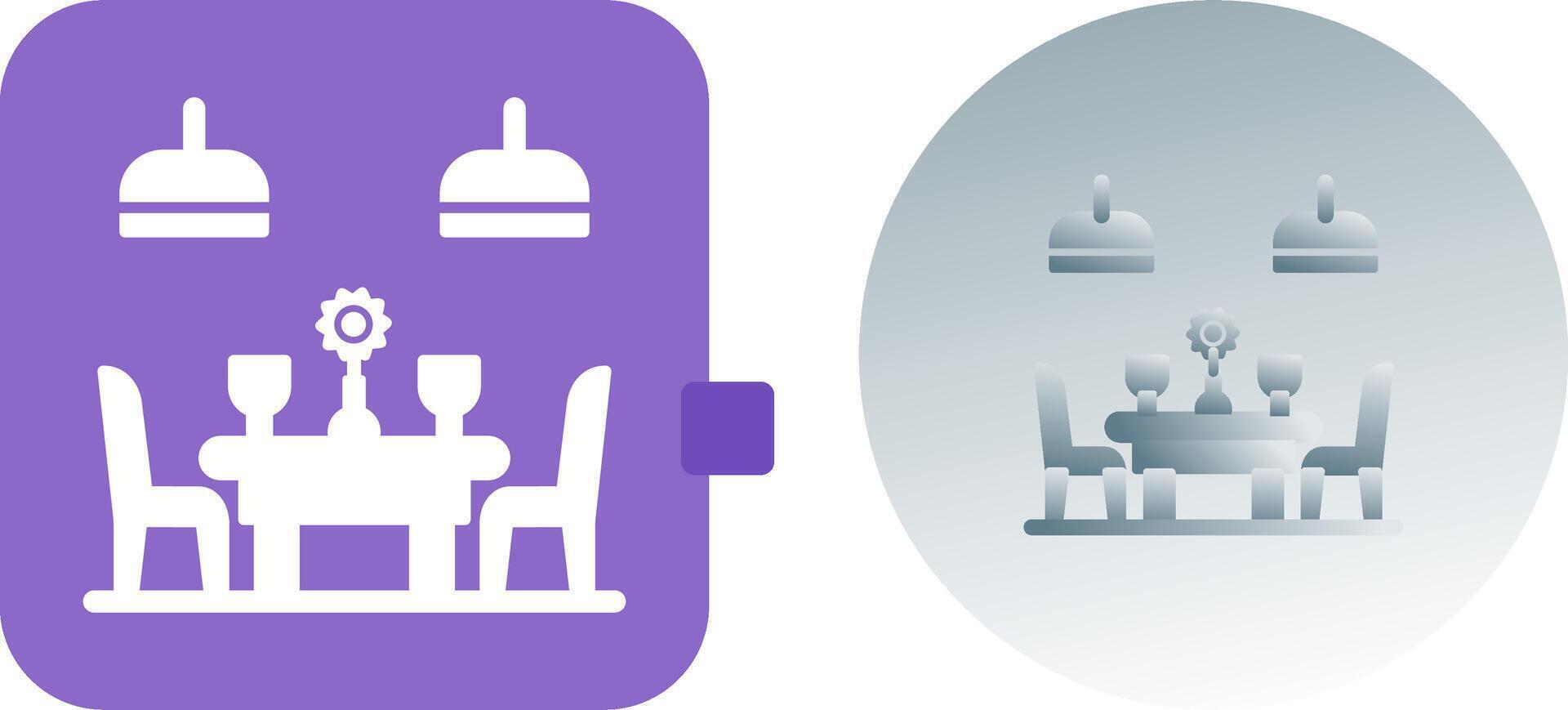 Table Icon Design vector