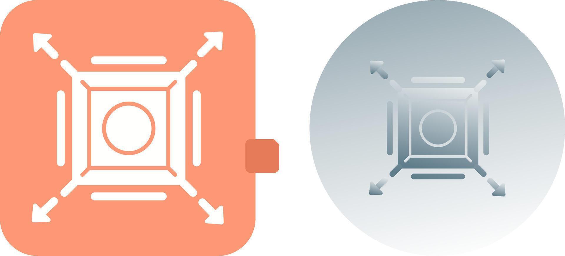 Maximize Icon Design vector