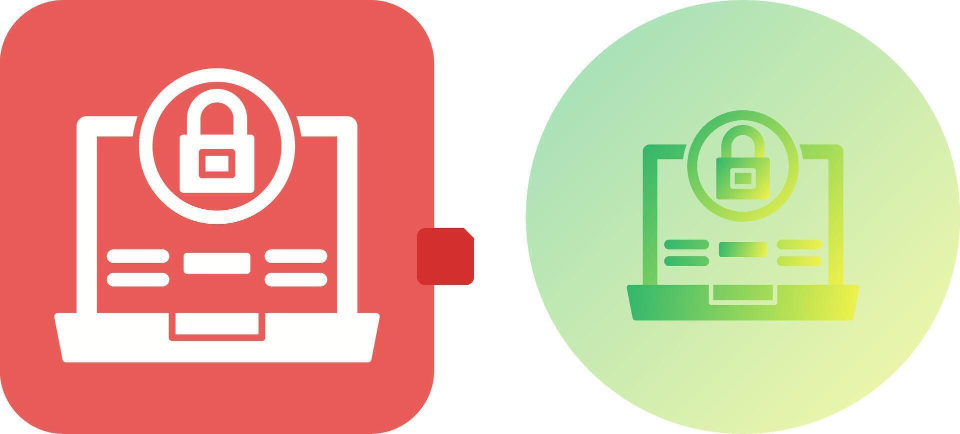Lock Icon Design vector