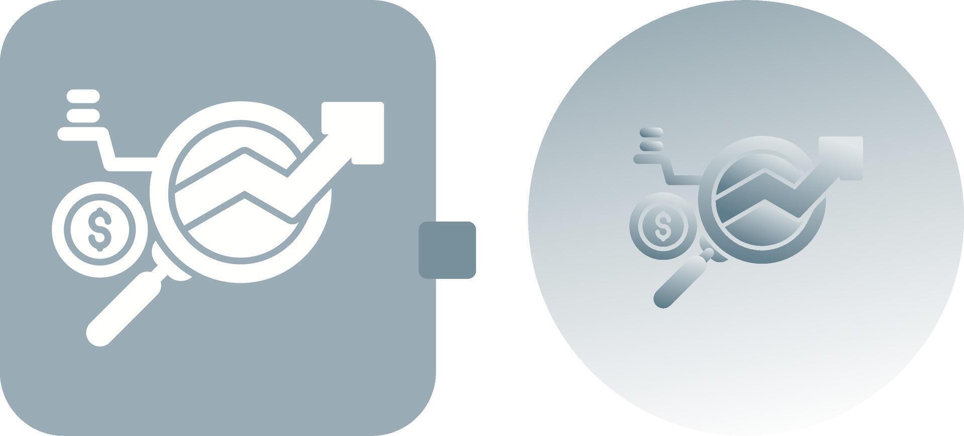 Data Research Icon Design vector