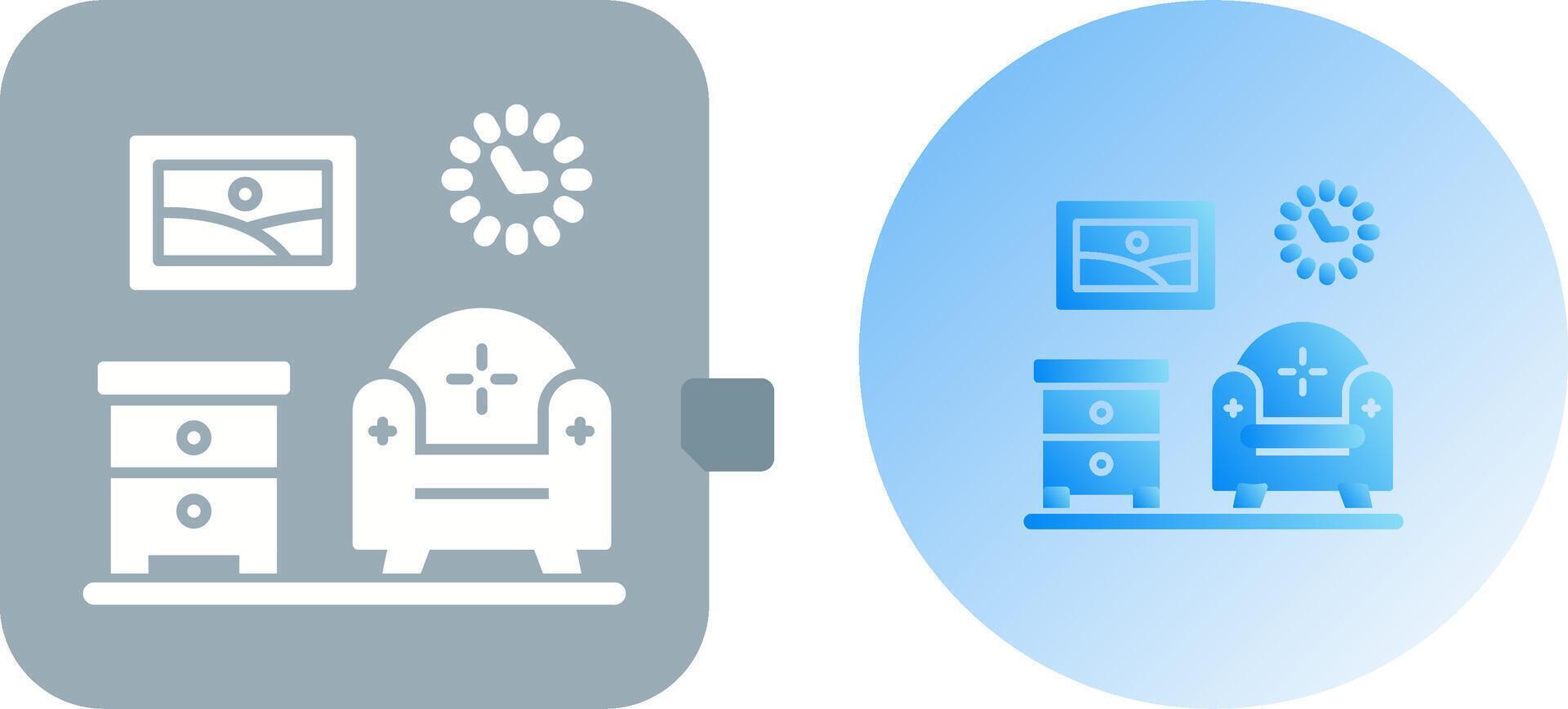 Living Room Icon Design vector
