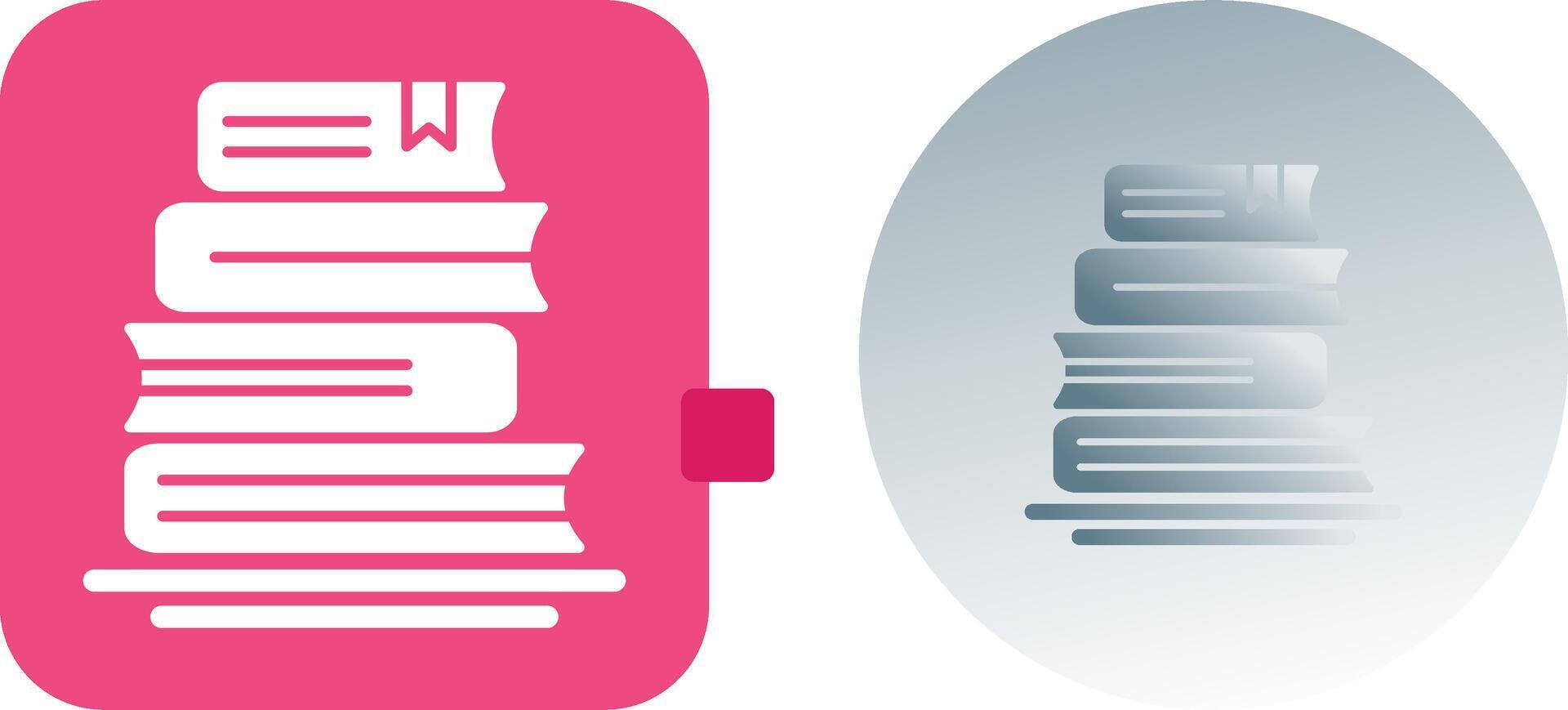 Books Icon Design vector