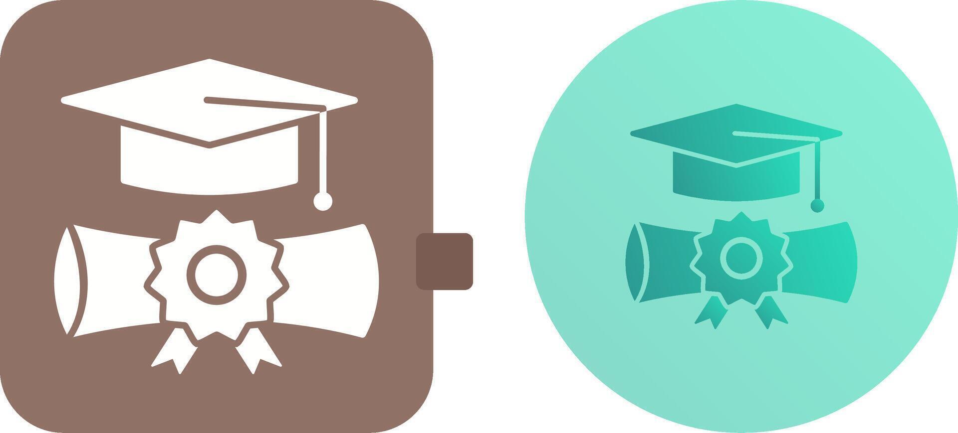 Graduation Icon Design vector
