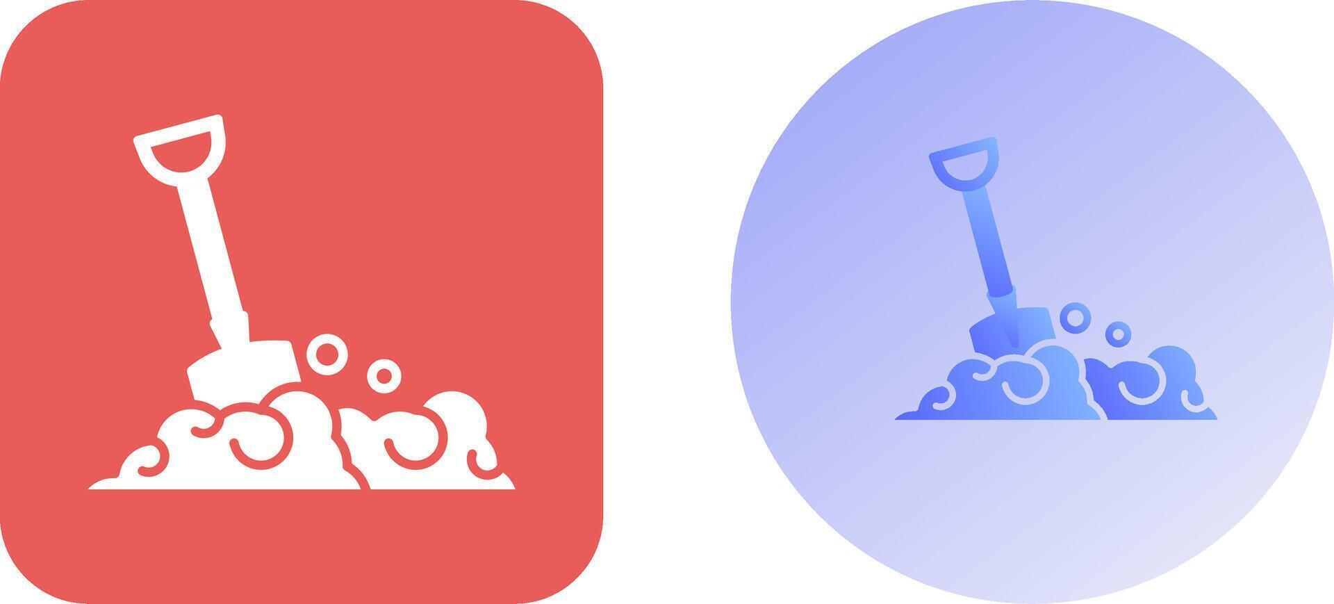 Shovel Icon Design vector