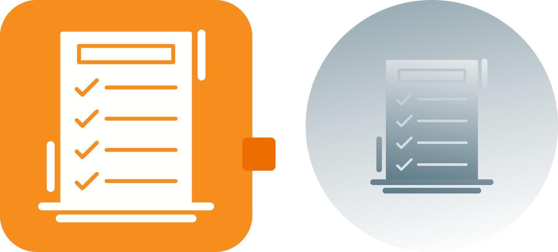 To-do List Icon Design vector