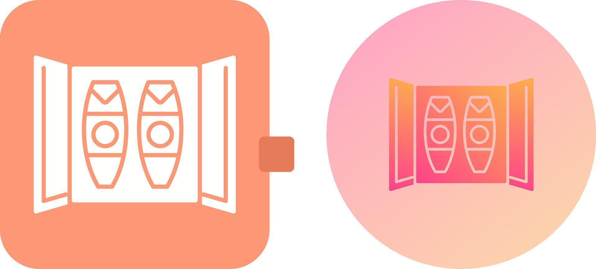 Cigar Box Icon Design vector