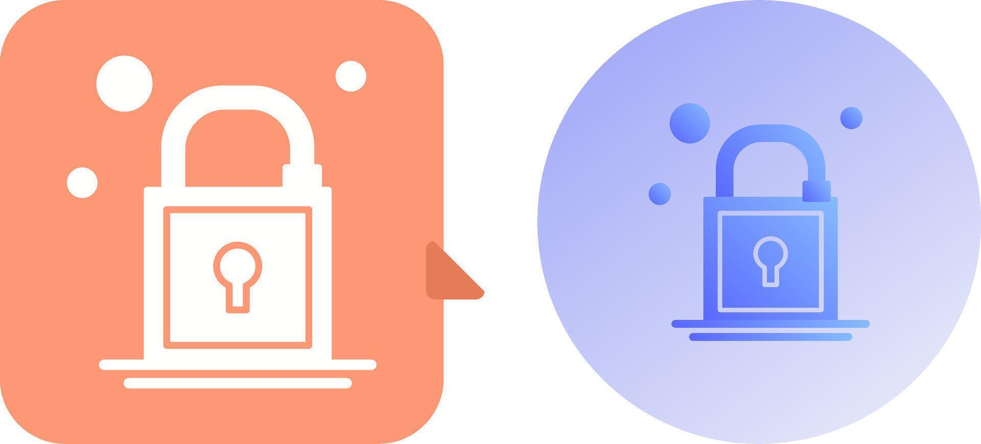 Lock Icon Design vector