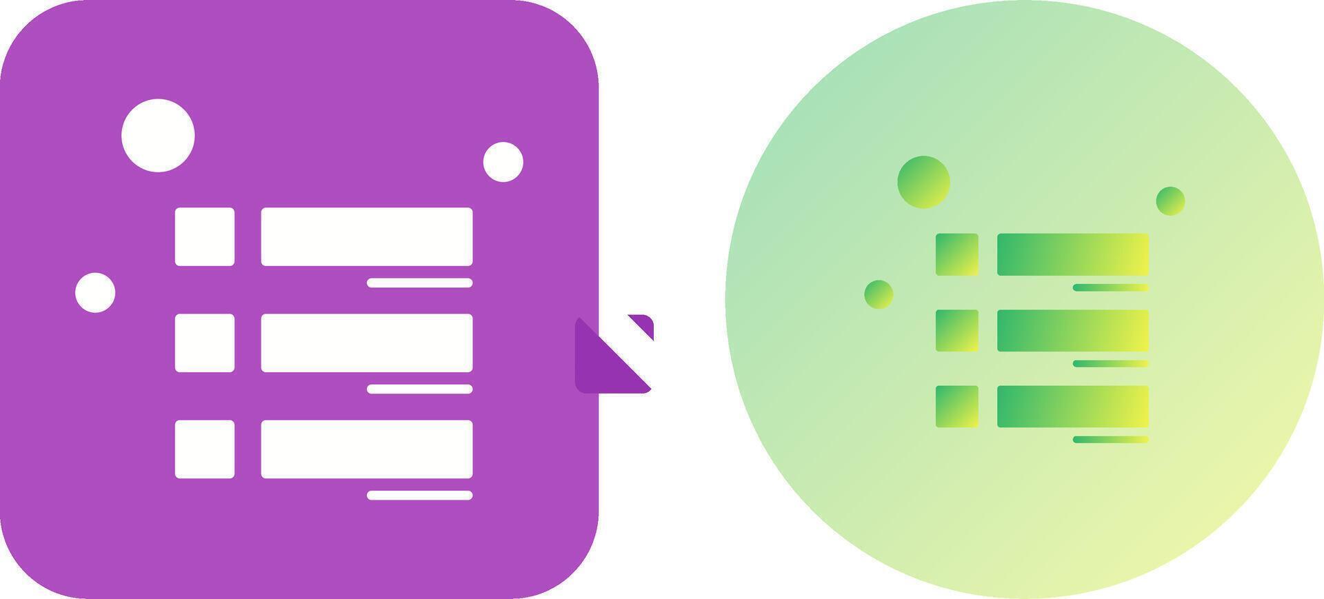 Menu Icon Design vector