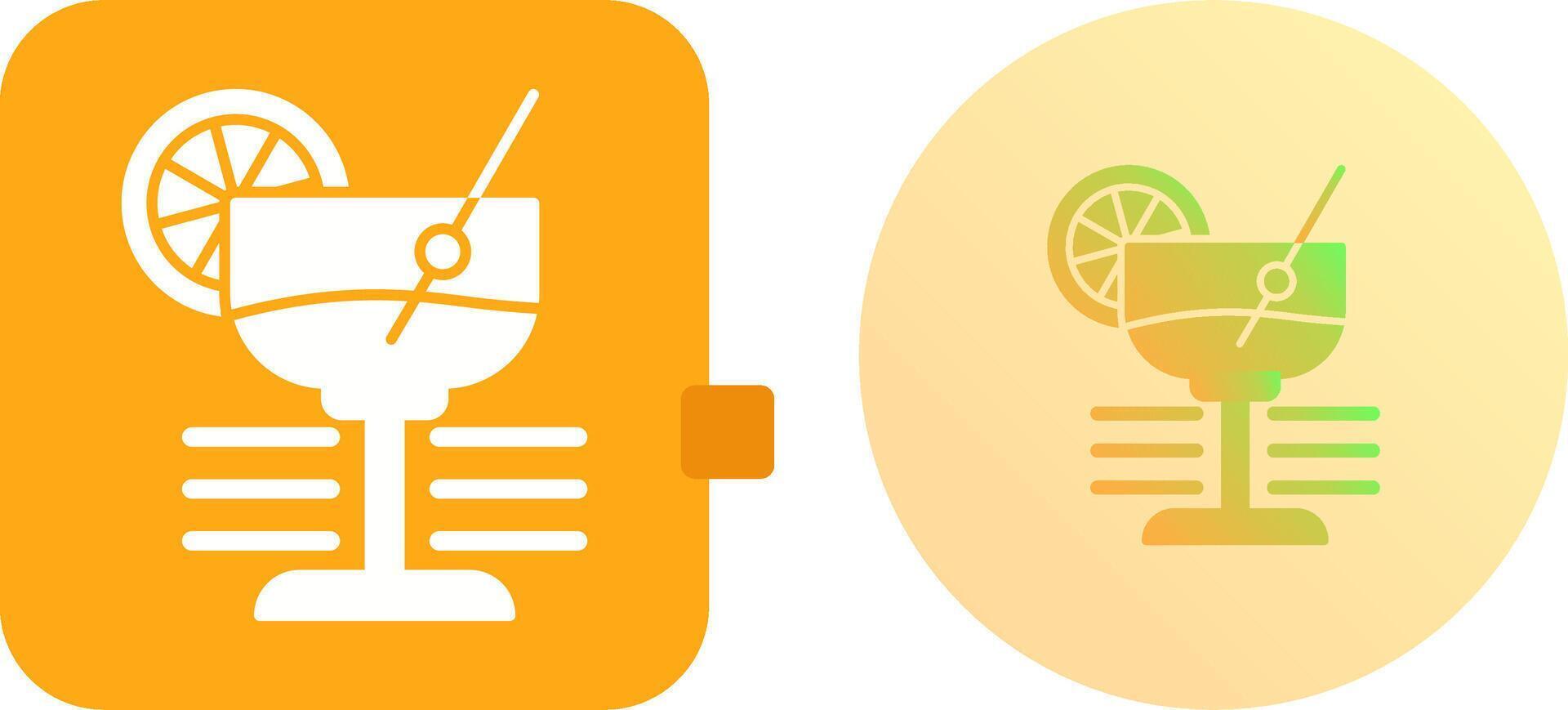 Martini Icon Design vector