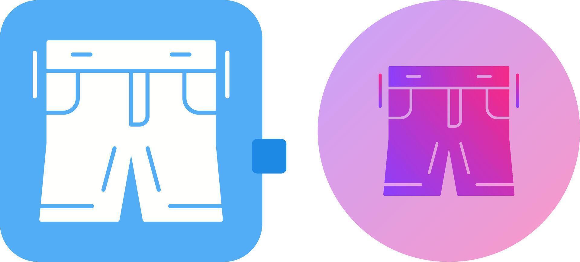 Shorts Icon Design vector