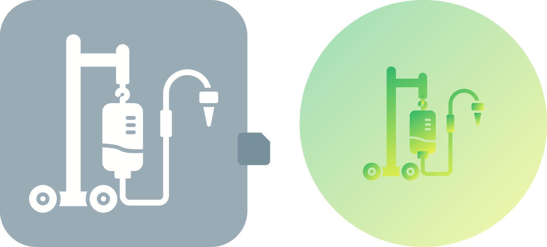 Intravenous Icon Design vector