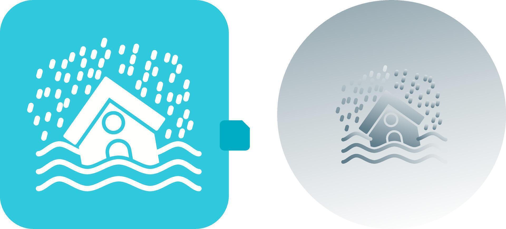 Disaster Icon Design vector