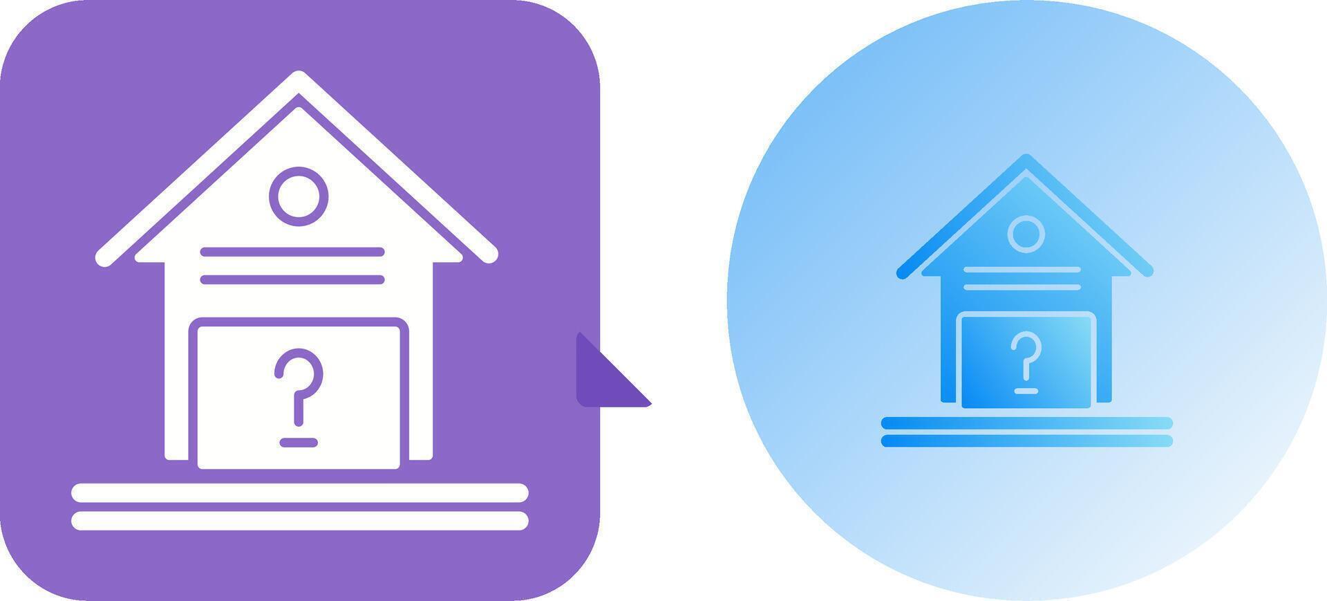 Unknown Icon Design vector