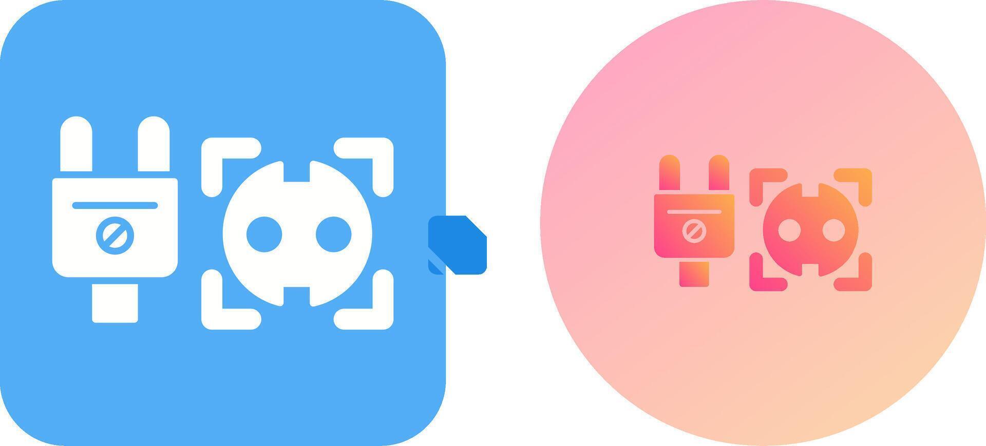 Socket Icon Design vector