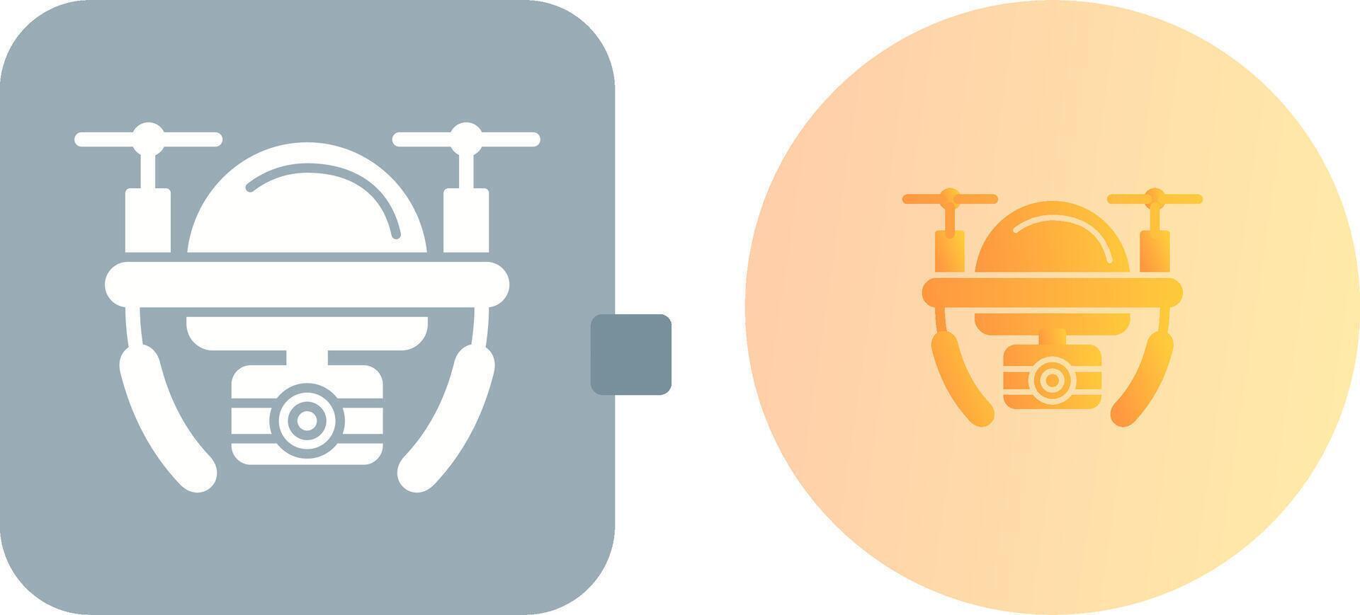 Camera Drone Icon Design vector